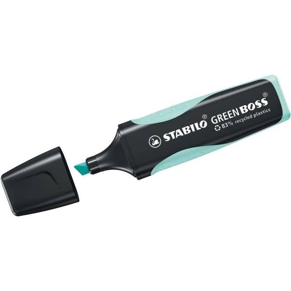 STABILO GREEN BOSS, 1 Stück(e), Türkis, Meißel, Schwarz, Türkis, Kunststoff, 2 mm