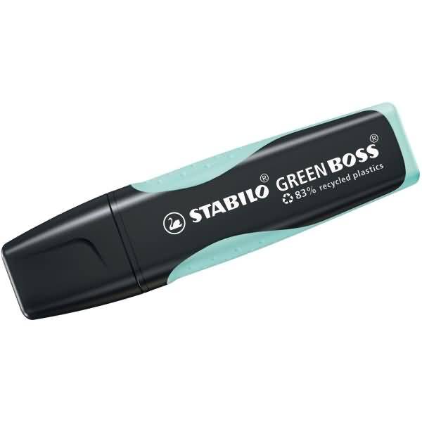 STABILO GREEN BOSS, 1 Stück(e), Türkis, Meißel, Schwarz, Türkis, Kunststoff, 2 mm