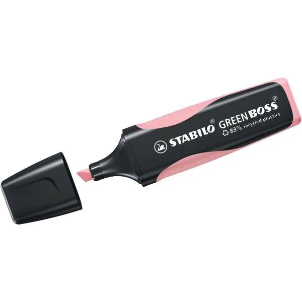 STABILO GREEN BOSS, 1 Stück(e), Pink, Meißel, Schwarz, Pink, Kunststoff, 2 mm