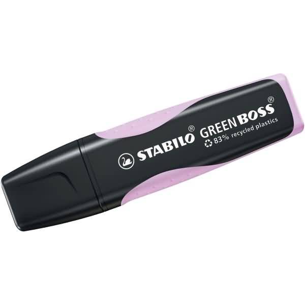 Textmarker Green Boss Pastel Schimmer von Lila