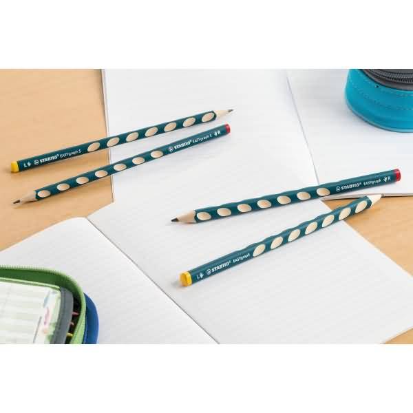 Dreikant-Bleistift Easygraph Schul-Set blau
