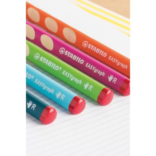 Dreikant-Bleistift Easygraph Schul-Set pink