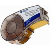 BRADY CORPORATION - Brady B-427 - Vinyl - matt - halbdurchsichtig, Schwarz auf Weiß - Rolle (3,81 cm x 4,27 m)