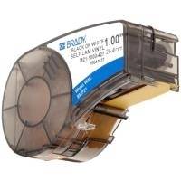 BRADY CORPORATION - Brady B-427 - Vinyl - matt - halbdurchsichtig, Schwarz auf Weiß - Rolle (2,54 cm x 4,27 m)