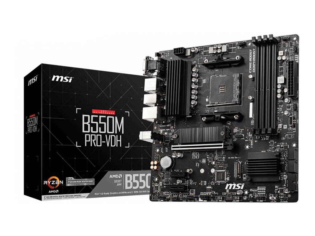 MSI - B550M PRO-VDH - Mainboard - mATX