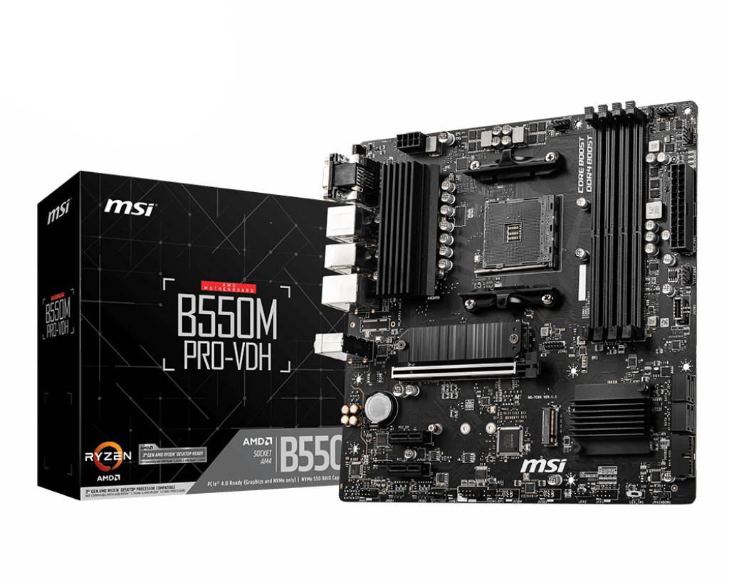 B550M Pro-VDH B550,AM4,mATX,AMD