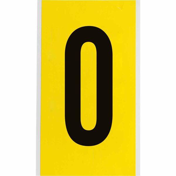 Brady, 3470-O, B-499, Nylongewebe, Buchstabe O, Schwarz auf Gelb, 127 x 228mm, Schrifthöhe 152mm(25 K. á 1 E.)