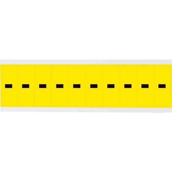 Brady, 3440-DSH, B-499, Nylongewebe, Beschriftung: - (Bindestrich), Schwarz auf Gelb, 22 x 57mm, Schrifthöhe 49mm(25 K. á 10 E.)