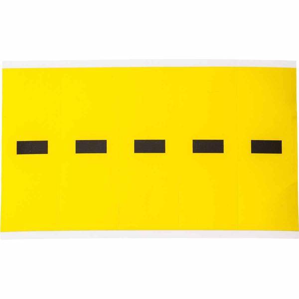 Brady, 3460-DSH, B-499, Nylongewebe, Beschriftung: - (Bindestrich), Schwarz auf Gelb, 44 x 127mm, Schrifthöhe 98mm(25 K. á 5 E.)