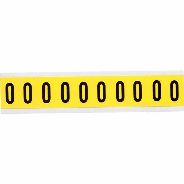 Brady, 3430-O, B-499, Nylongewebe, Buchstabe O, Schwarz auf Gelb, 22 x 38mm, Schrifthöhe 25mm(25 K. á 10 E.)