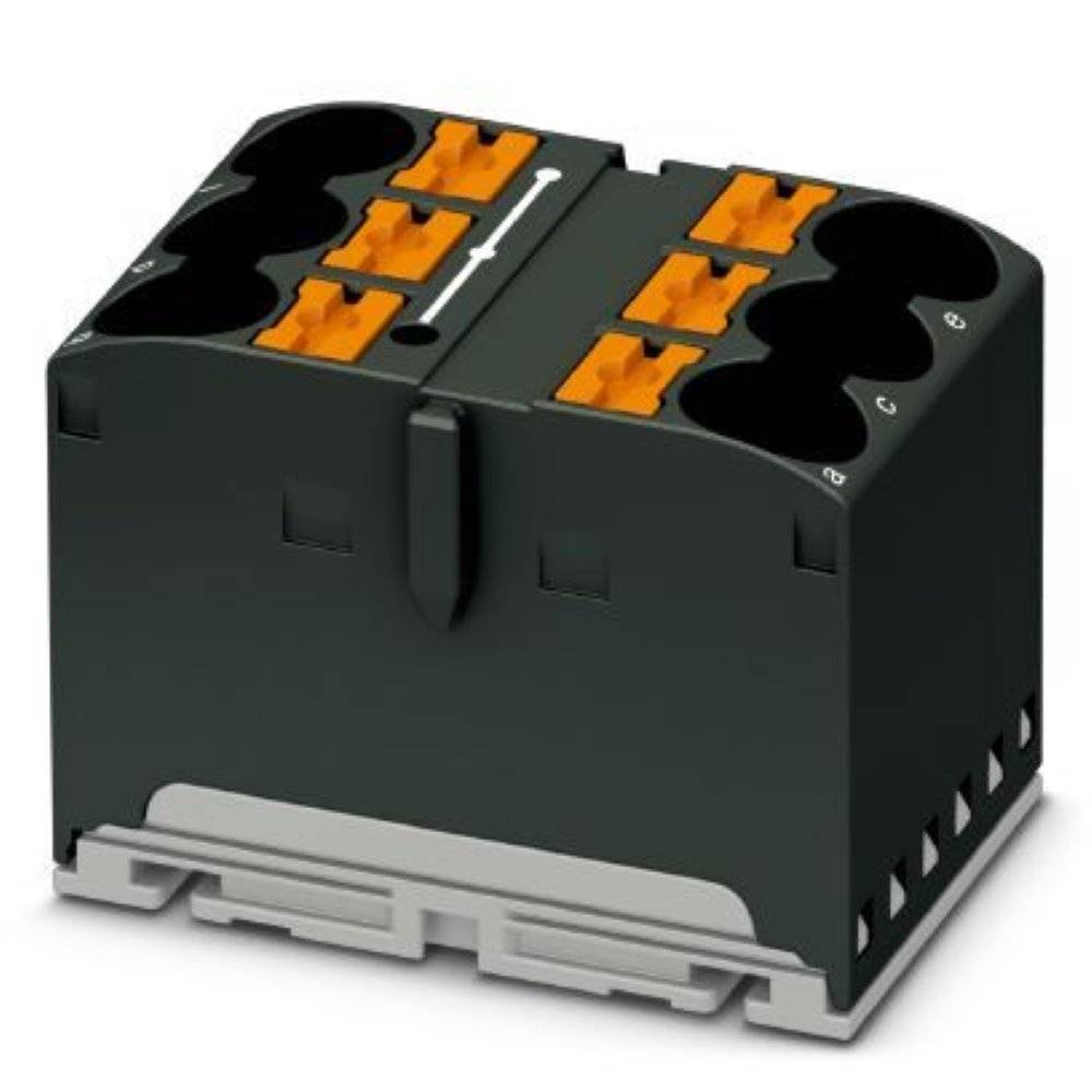 Phoenix Verteilerblock - PTFIX 6X10/S-NS35 BK - 1082411 - 10 Stück