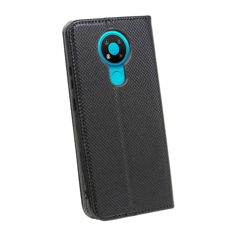 cofi1453® Buch Tasche "Smart" für NOKIA 3.4 Handy Hülle Etui Schutzhülle mit Standfunktion, Kartenfach Schwarz