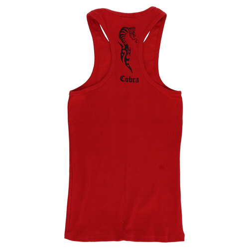 MEGAMAN Tanktop T-Shirt Muskelshirt Achselshirt Print Fitness Unterhemd Bodybuilding Shirt Herren Unifarben Rot M