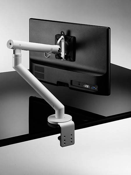 CBS Flo Dynamic Monitor Tischhalterung mit Tischklemme silber