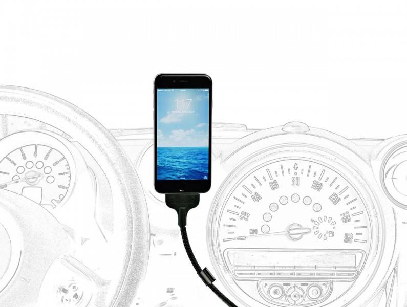 FUSECHICKEN Bobine Blackout Auto Edition, Lightning-Kabel für iPhone oder iPod