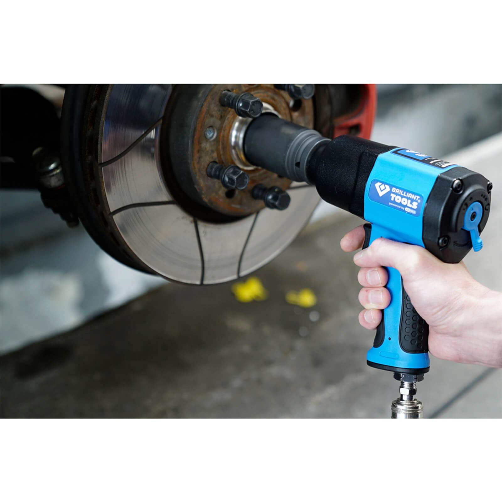 Brilliant Tools BT160200, Schlagschrauber, Pistolengriff, 1230 Nm, 225 mm, 220 mm, 77 mm