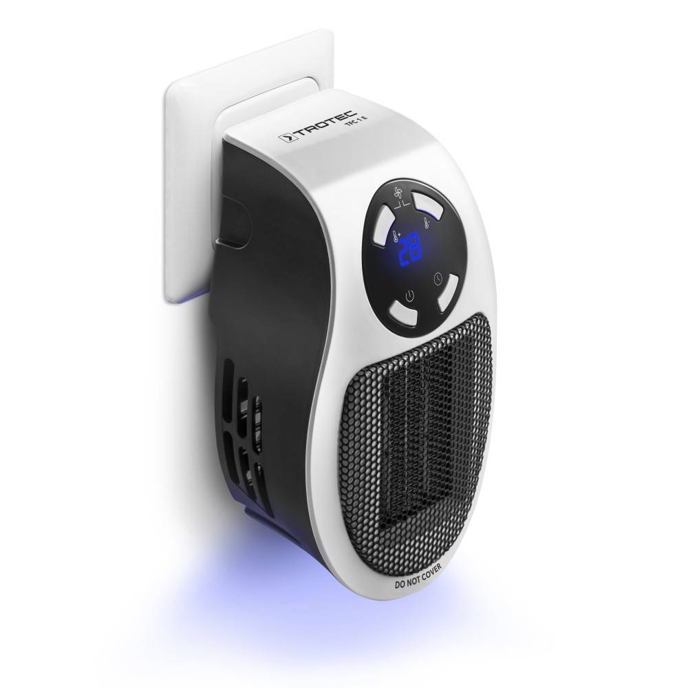 TROTEC Steckdosen-Heizlüfter TFC 1 E Elektroheizer Heizer Überhitzungsschutz