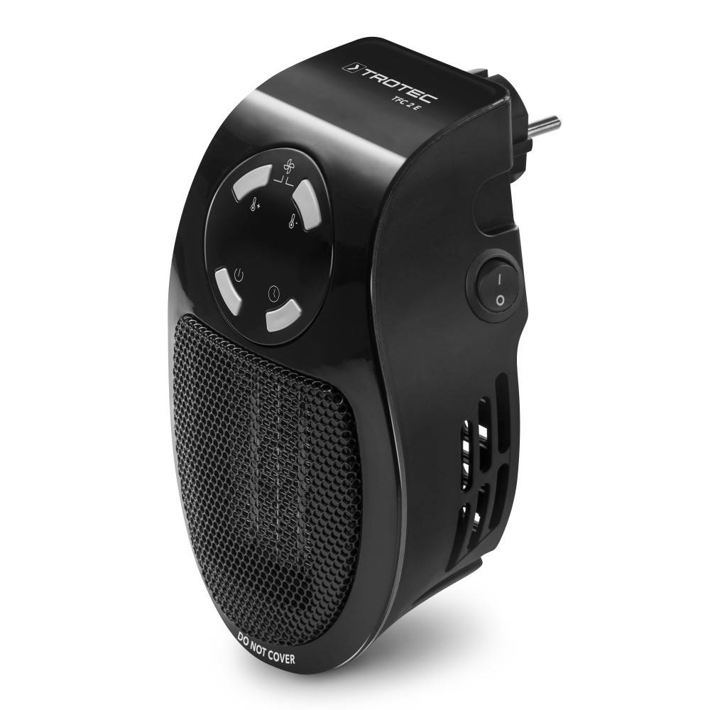 TROTEC Steckdosen-Heizlüfter TFC 2 E Elektroheizer Überhitzungsschutz