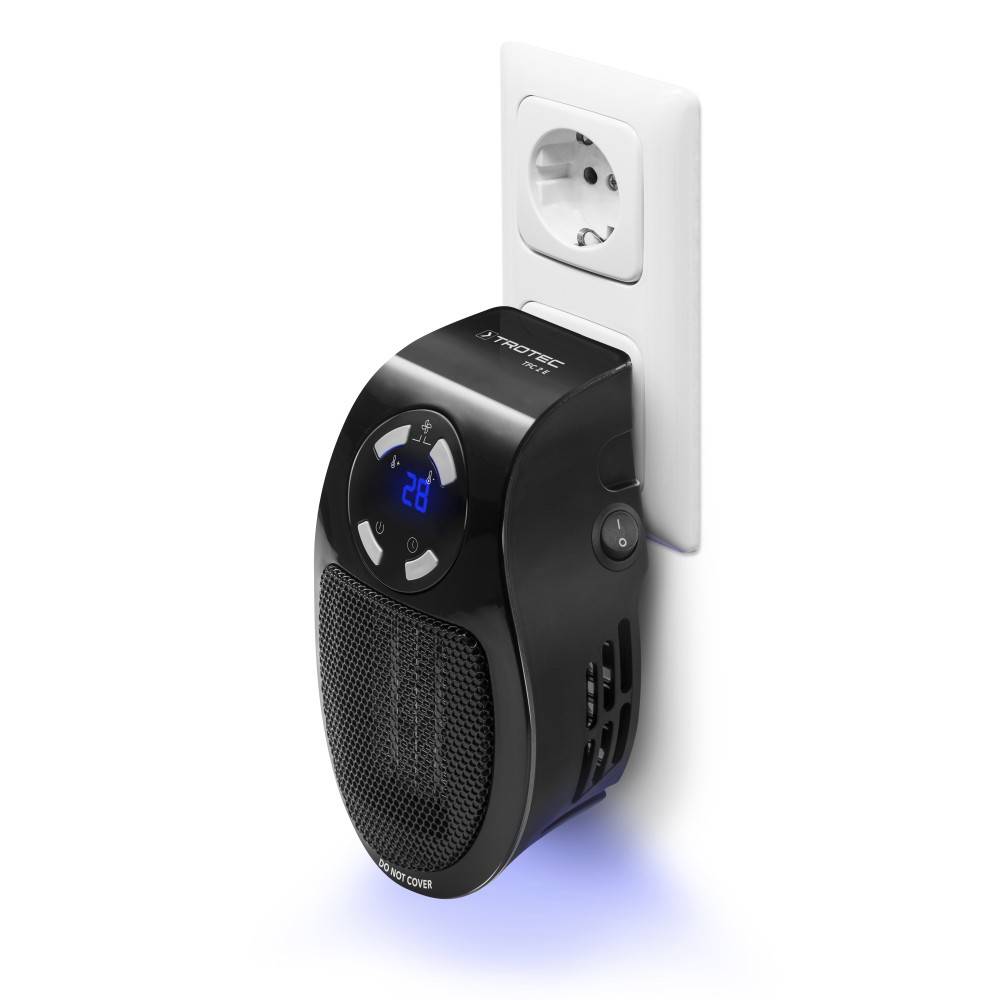 TROTEC Steckdosen-Heizlüfter TFC 2 E Elektroheizer Überhitzungsschutz