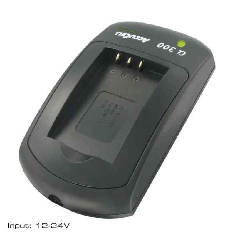 AccuCell Ladegerät passend für Samsung SLB-1237, Digimax. L55W