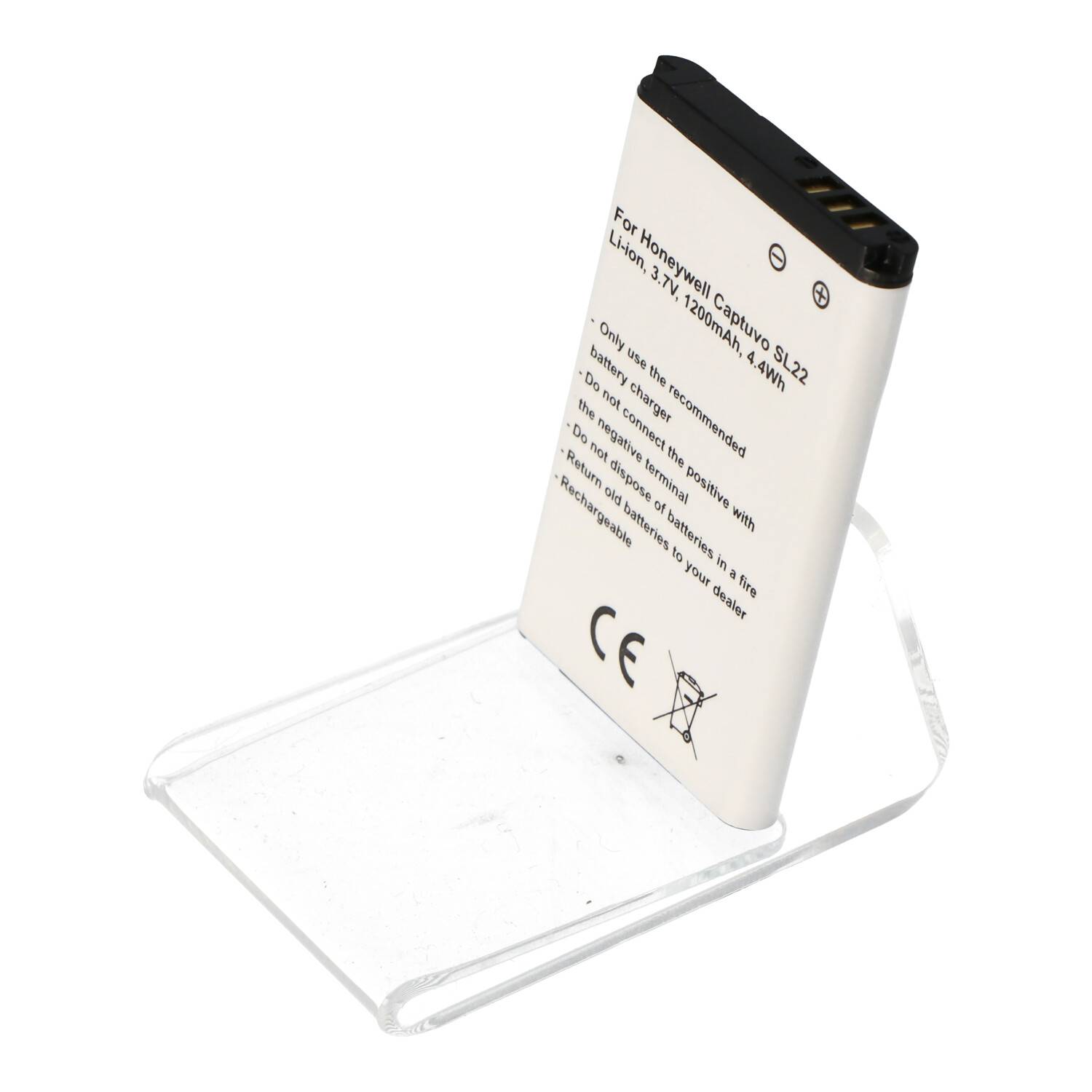 Akku passend für den Honeywell Captuvo SL22 Akku 26111710, 3159122, 55-003233-01, BAT-MOB00, PS1615000794 1200mAh