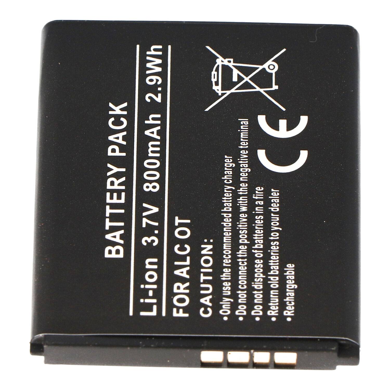 Akku passend für Alcatel One Touch 536 Akku CAB3120000C1 mit 3,7 Volt und 700mAh Kapazität