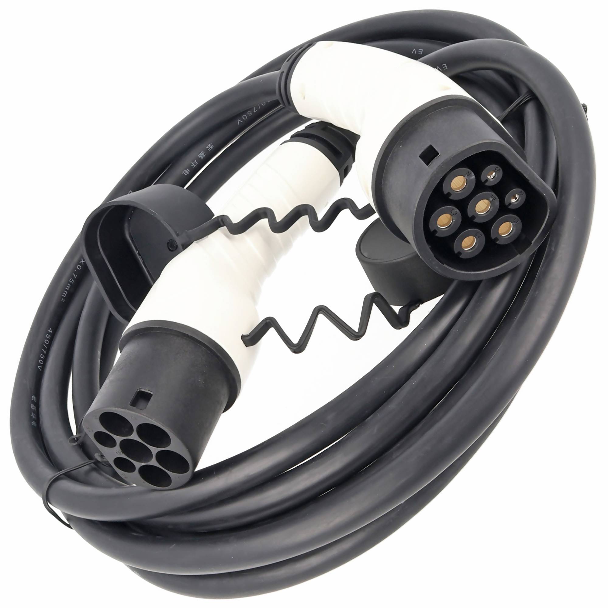 Ladekabel für Elektroautos Anschlussart Typ 2 auf Typ 2 EU Norm 62196 EV charging cable 2KG