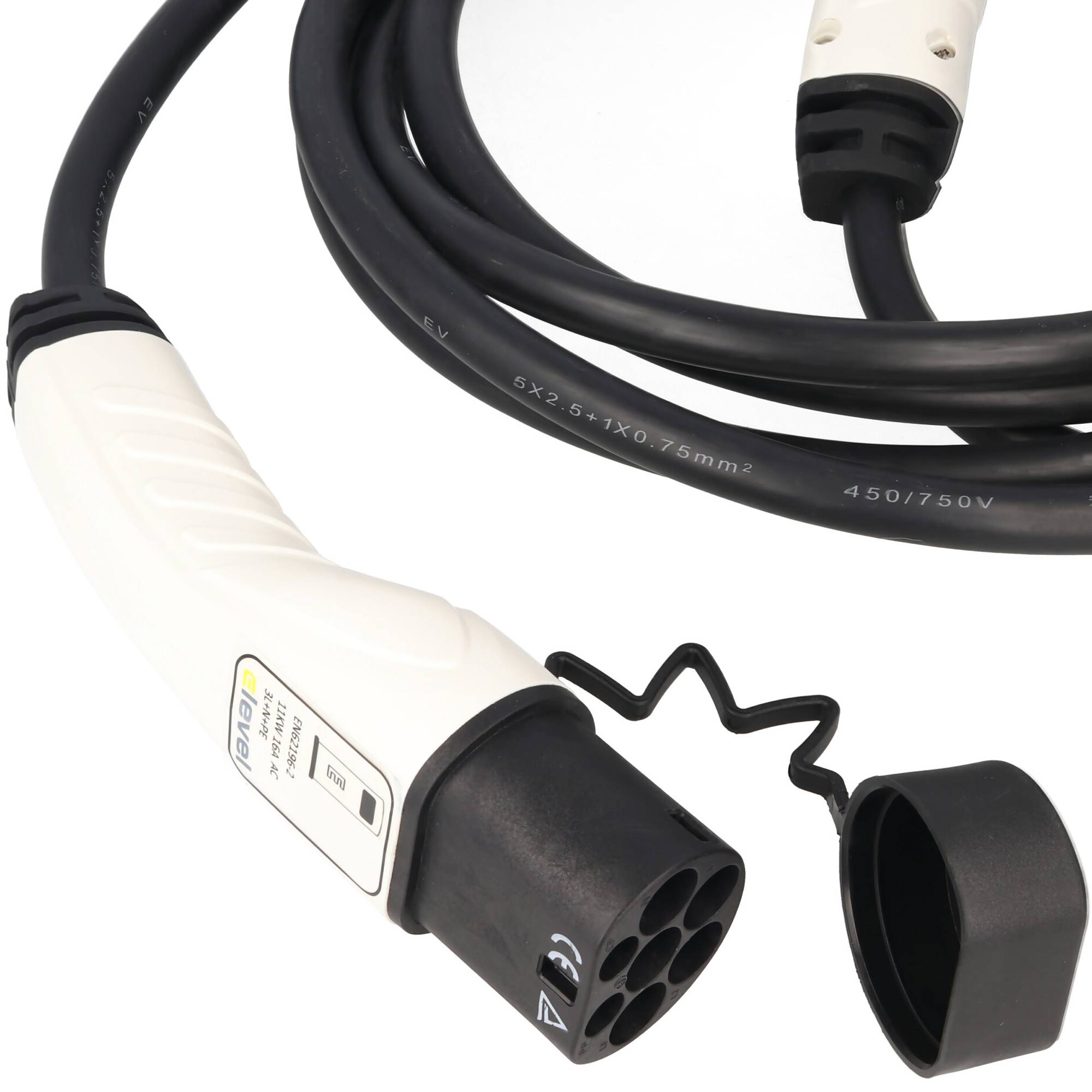 Ladekabel für Elektroautos Anschlussart Typ 2 auf Typ 2 EU Norm 62196 EV charging cable 2KG