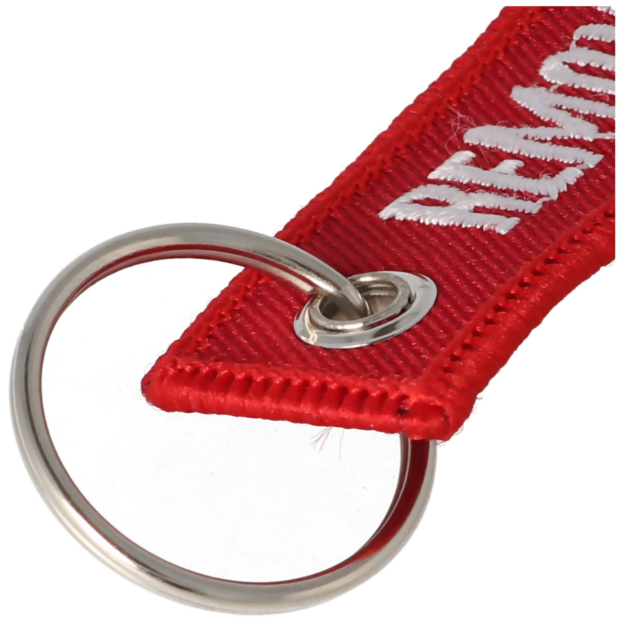 Anhänger mit Schriftzug Remove before flight Mini Abmessungen ca. 10,9 x 2,2 cm