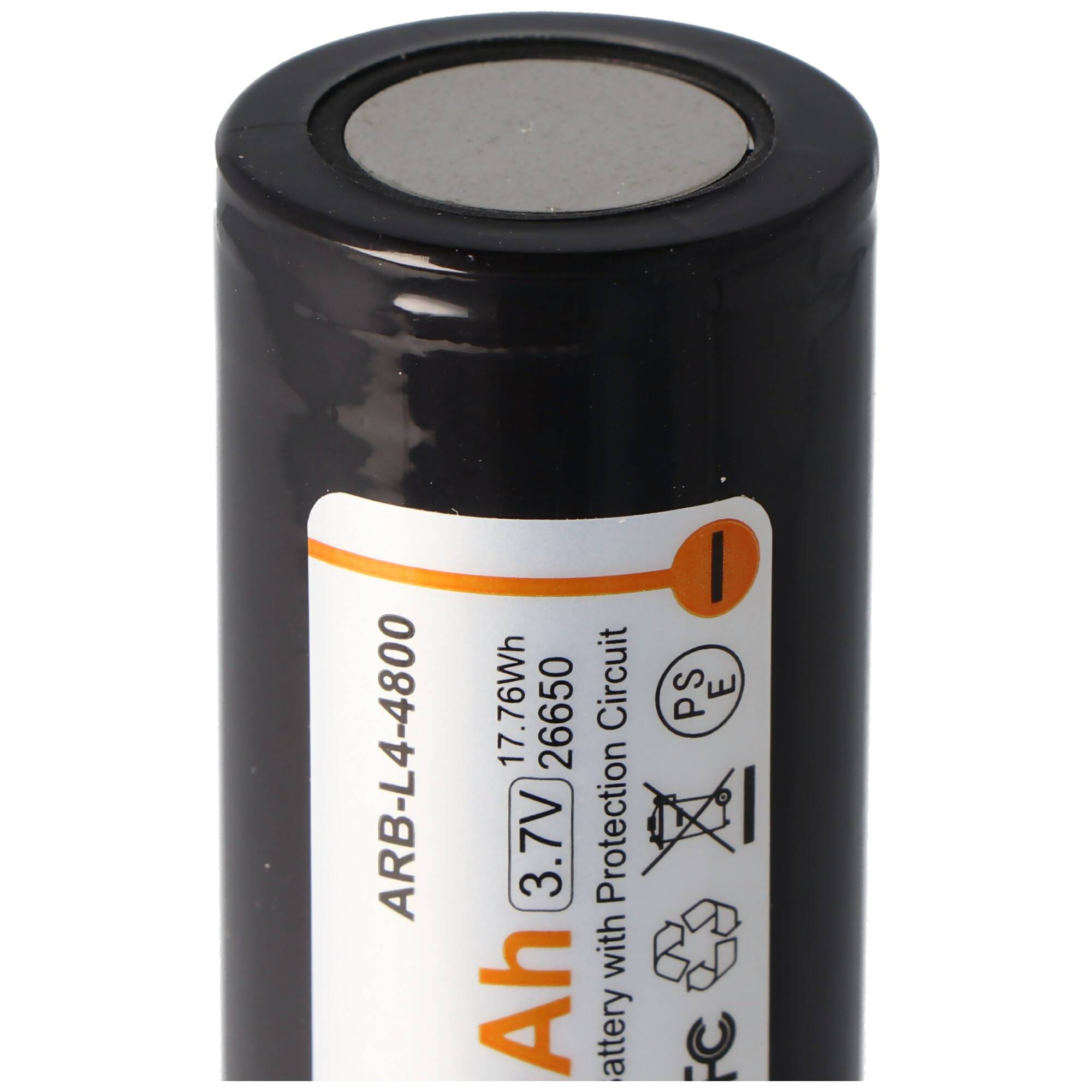 Fenix ARB-L4-4800 26650 Li-Ion Akku geschützt 3,7 Volt mit 4800mAh