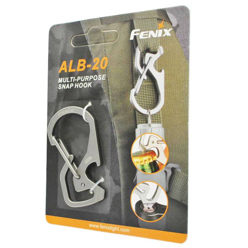 Fenix ALB-20 der Karabinerhaken, der Multifunktions-Karabinerhaken Tc4 Titan
