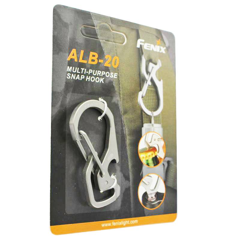 Fenix ALB-20 der Karabinerhaken, der Multifunktions-Karabinerhaken Tc4 Titan