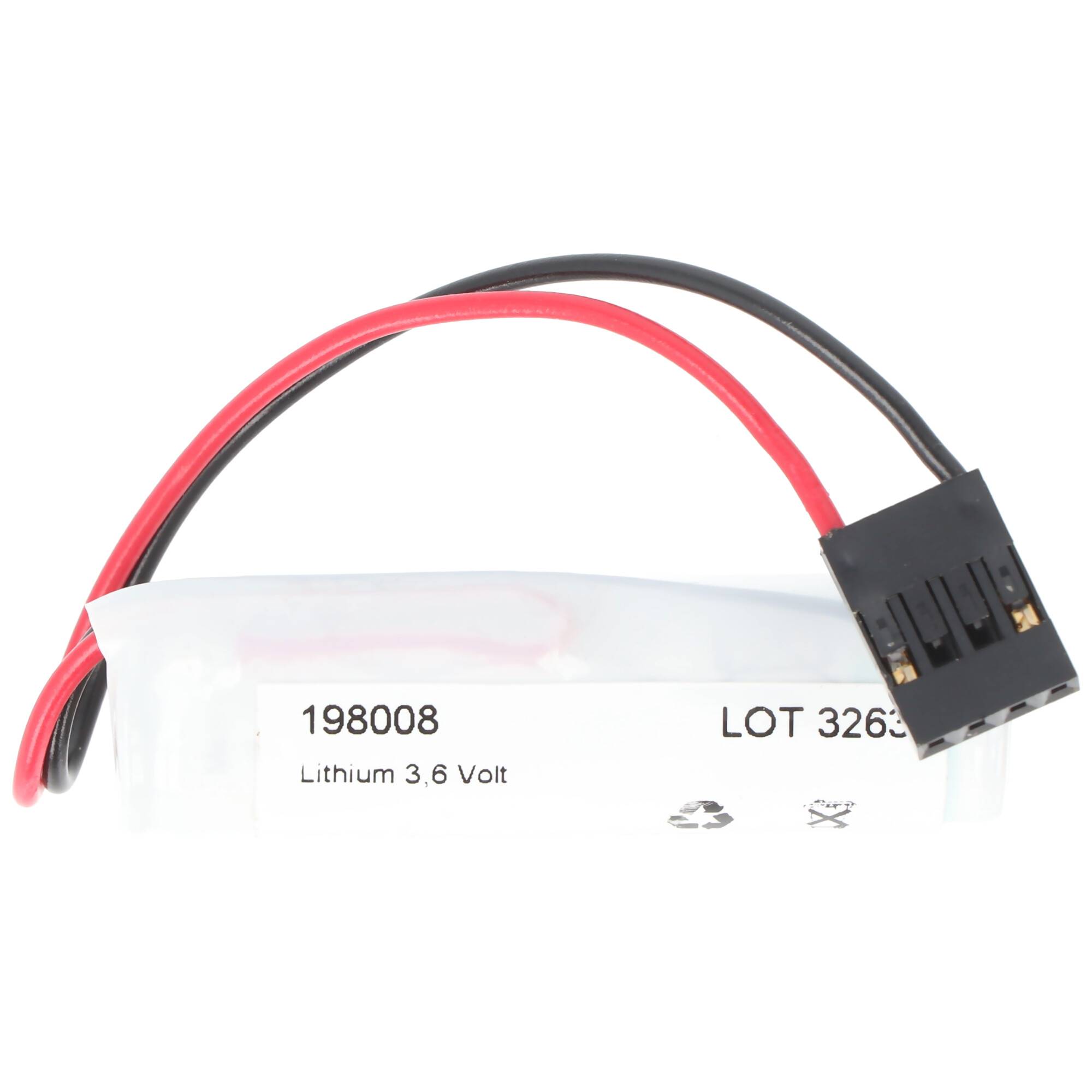 Speicherbatterie 3,6V ersetzt Maxell ER6K - 2600 mAh