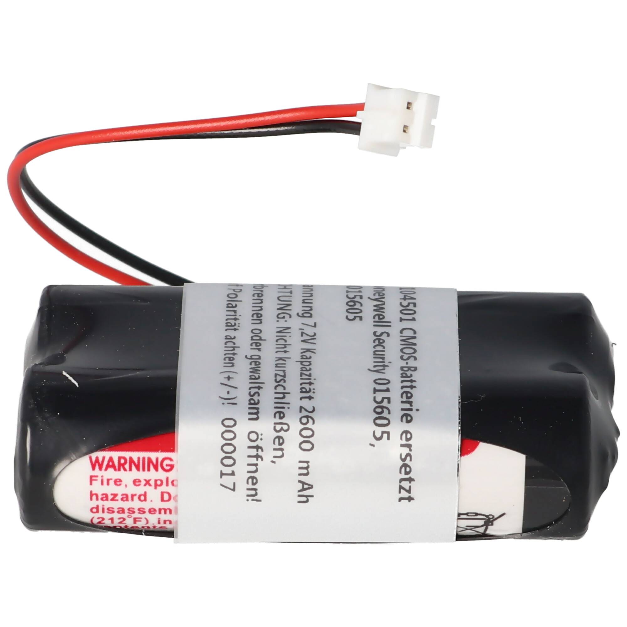 Speicherbatterie 7,2V ersetzt Honeywell Security 015605, 50015605 2600mAh
