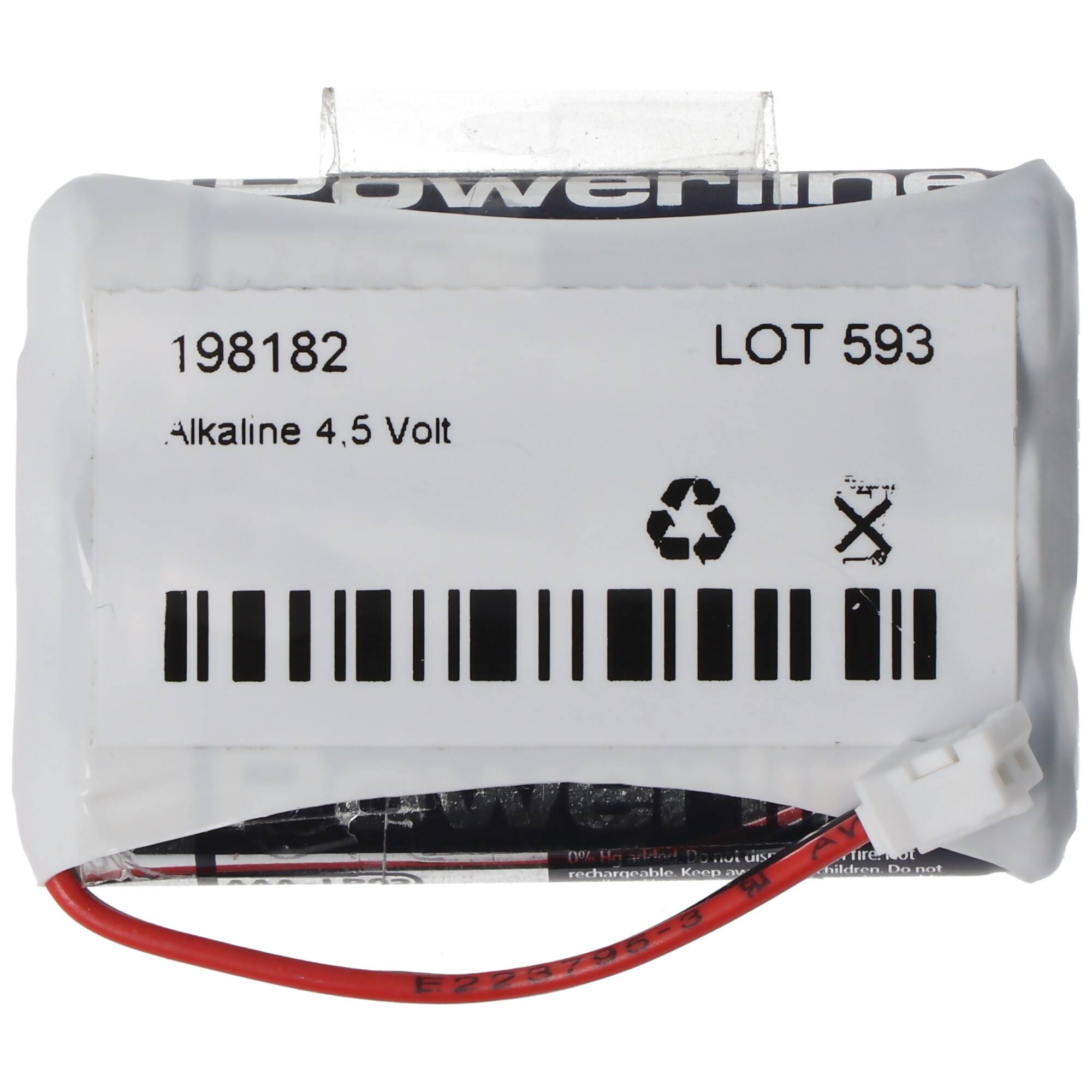 Batteriepack 4,5V F1x3 Micro AAA mit Kabel und Stecker ersetzt Safe-O-Tronic 38400200, Steckertyp ZHR-Serie