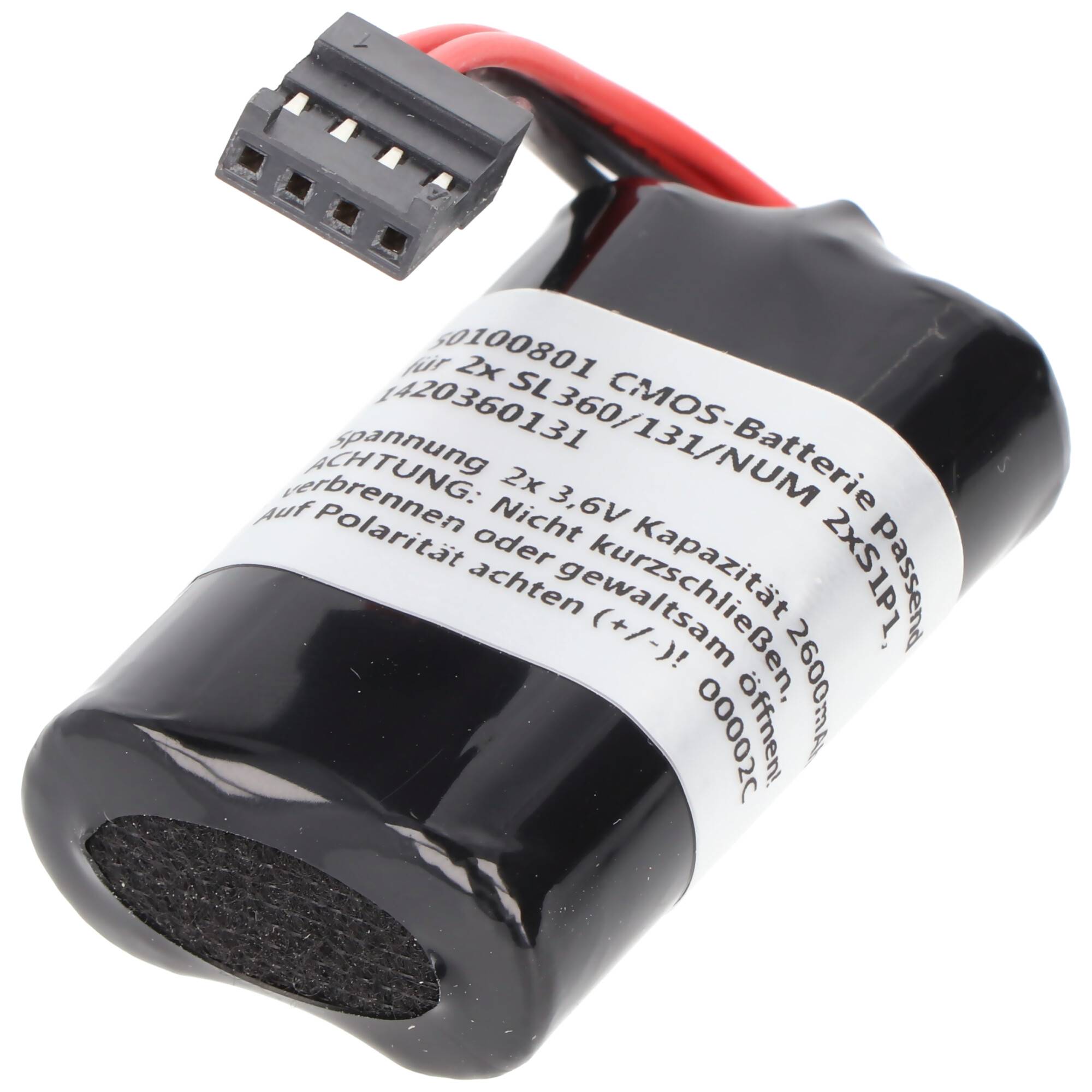 Speicherbatterie 2x 3,6V passend für 2x SL360/131/NUM 2xS1P1, 1420360131 - 2600 mAh