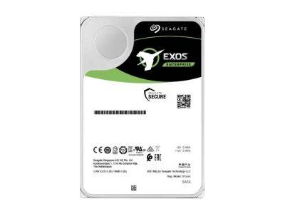 Seagate Exos X18 ST18000NM001J - Festplatte - verschlüsselt - 18 TB - intern - SATA 6Gb/s - 7200 rpm - Puffer: 256 MB -