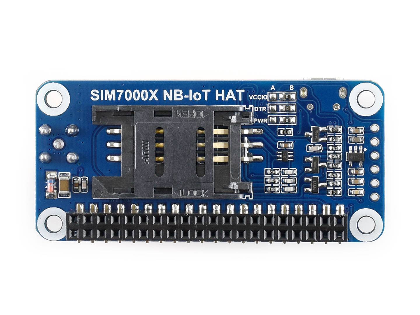 WaveShare NB-IoT / eMTC / EDGE / GPRS / GNSS HAT for Raspberry Pi, for Europe