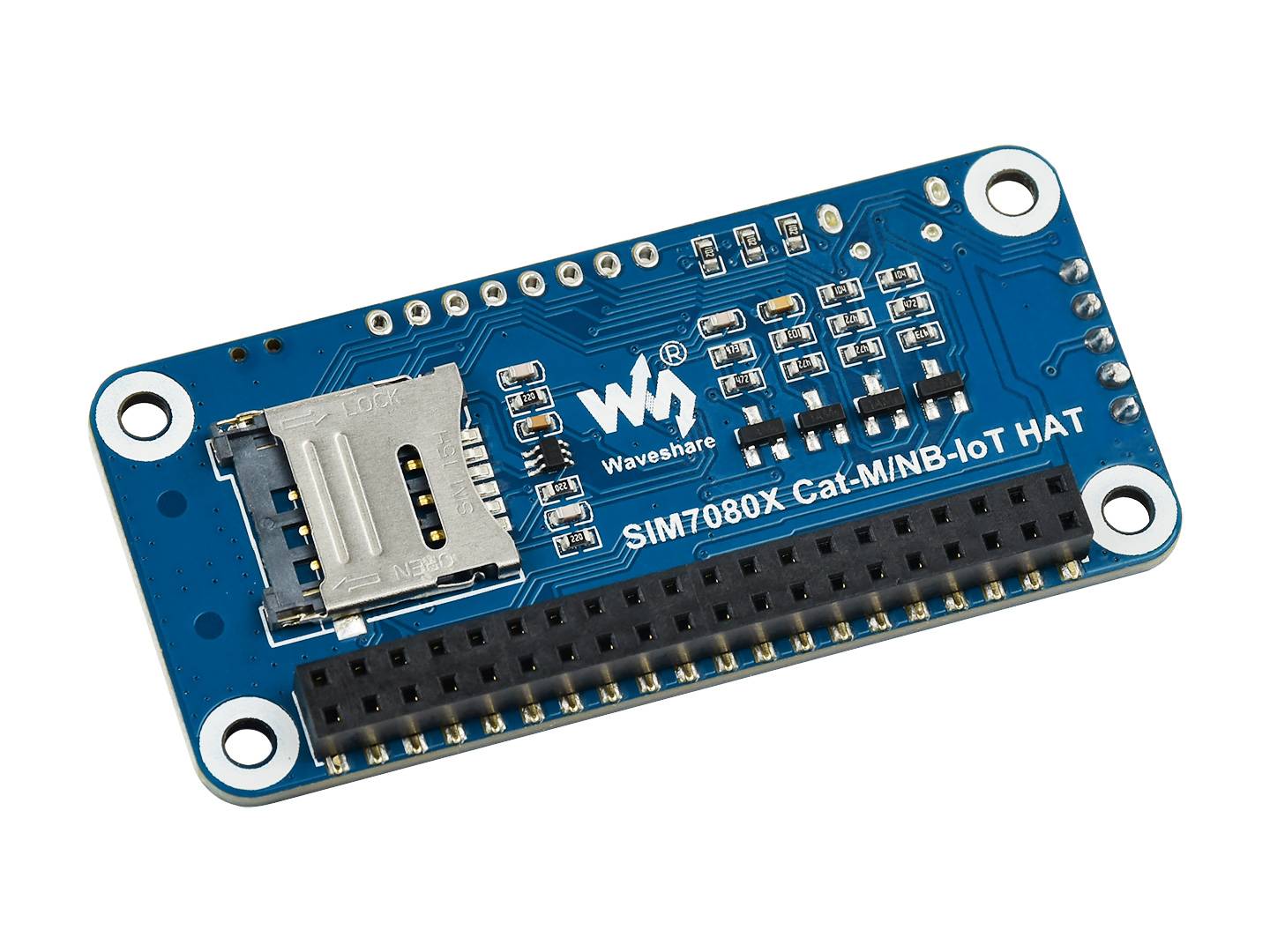 WaveShare NB-IoT / Cat-M(eMTC) / GNSS HAT for Raspberry Pi, Globally Applicable