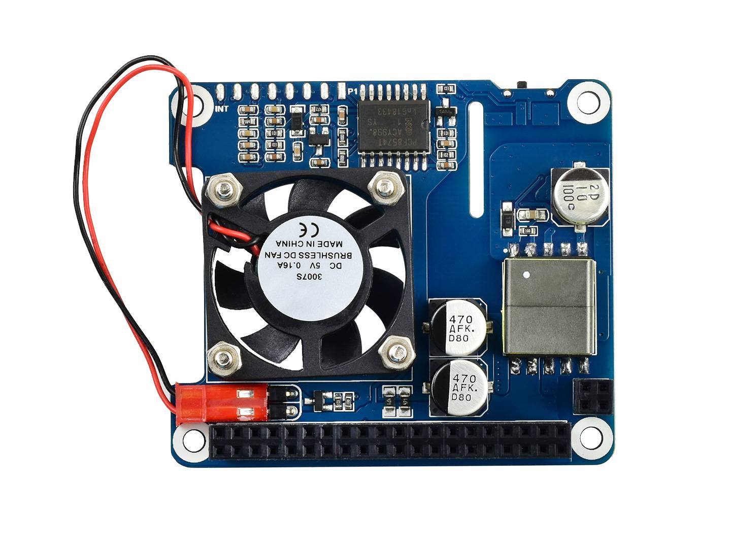 WaveShare Power over Ethernet HAT(B) for Raspberry Pi 3B+/4B and 802.3af PoE Network 18014