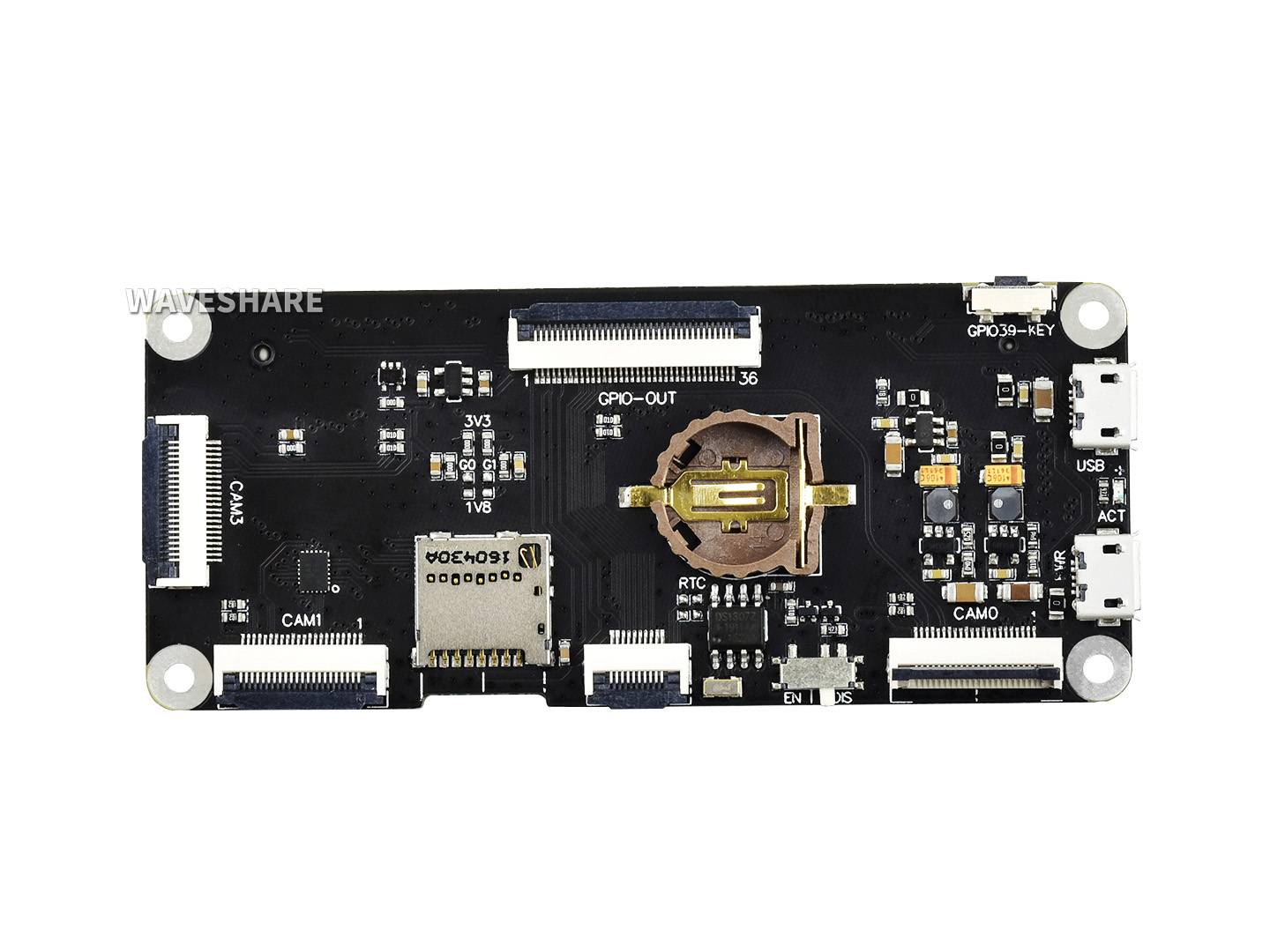 WaveShare Binocular Stereo Vision Expansion Board For Raspberry Pi Compute Module, Small Size