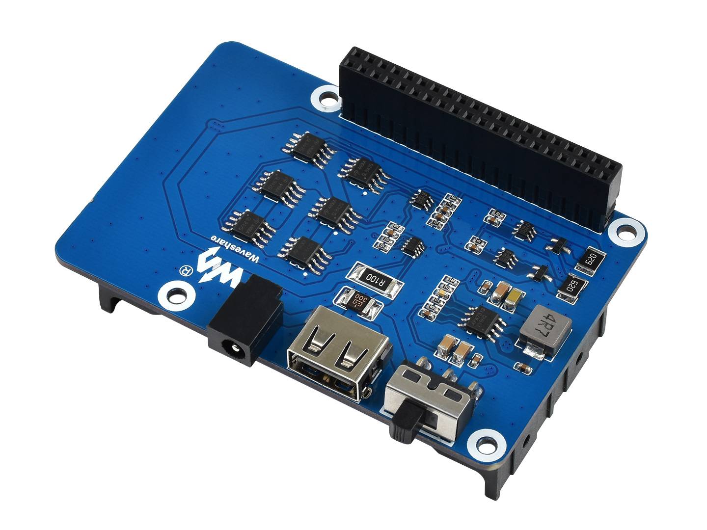 WaveShare Uninterruptible Power Supply UPS HAT For Raspberry Pi, Stable 5V Power Output