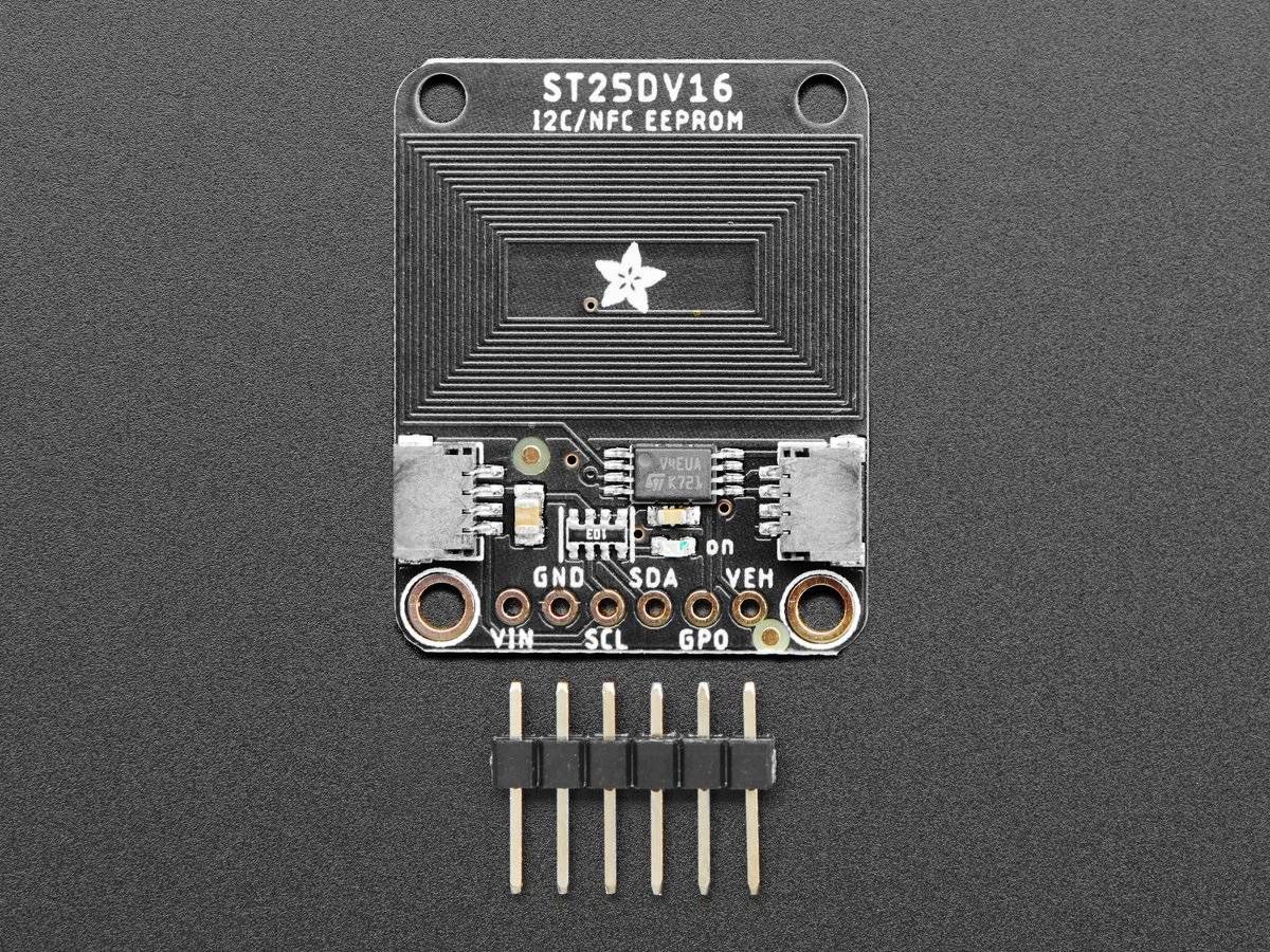Adafruit ST25DV16K I2C RFID EEPROM Breakout - STEMMA QT / Qwiic 4701