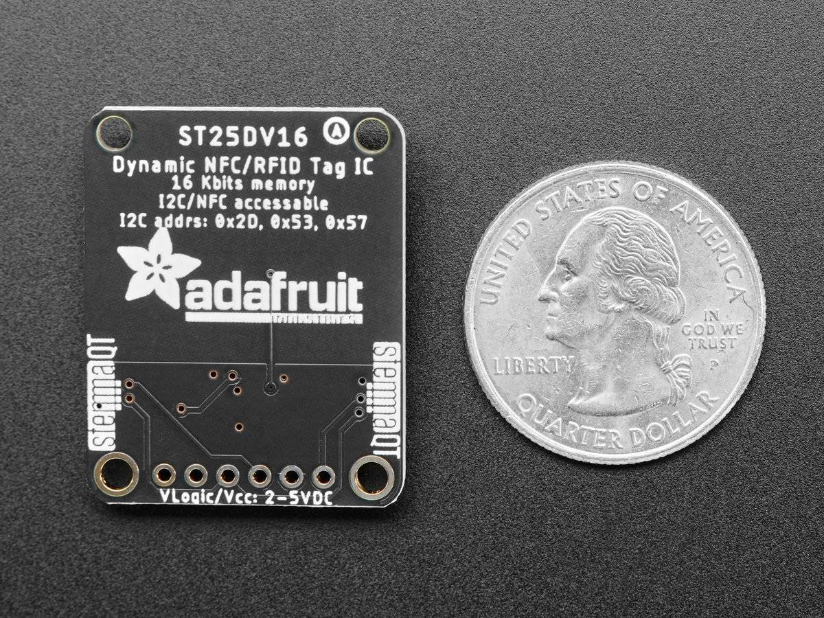 Adafruit ST25DV16K I2C RFID EEPROM Breakout - STEMMA QT / Qwiic 4701