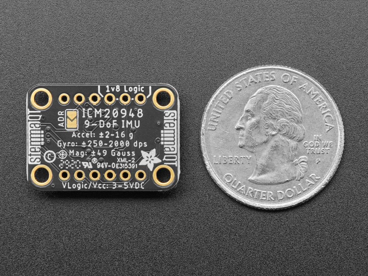 Adafruit TDK InvenSense 9-DoF IMU (ICM-20948) MPU-9250 Upgrade