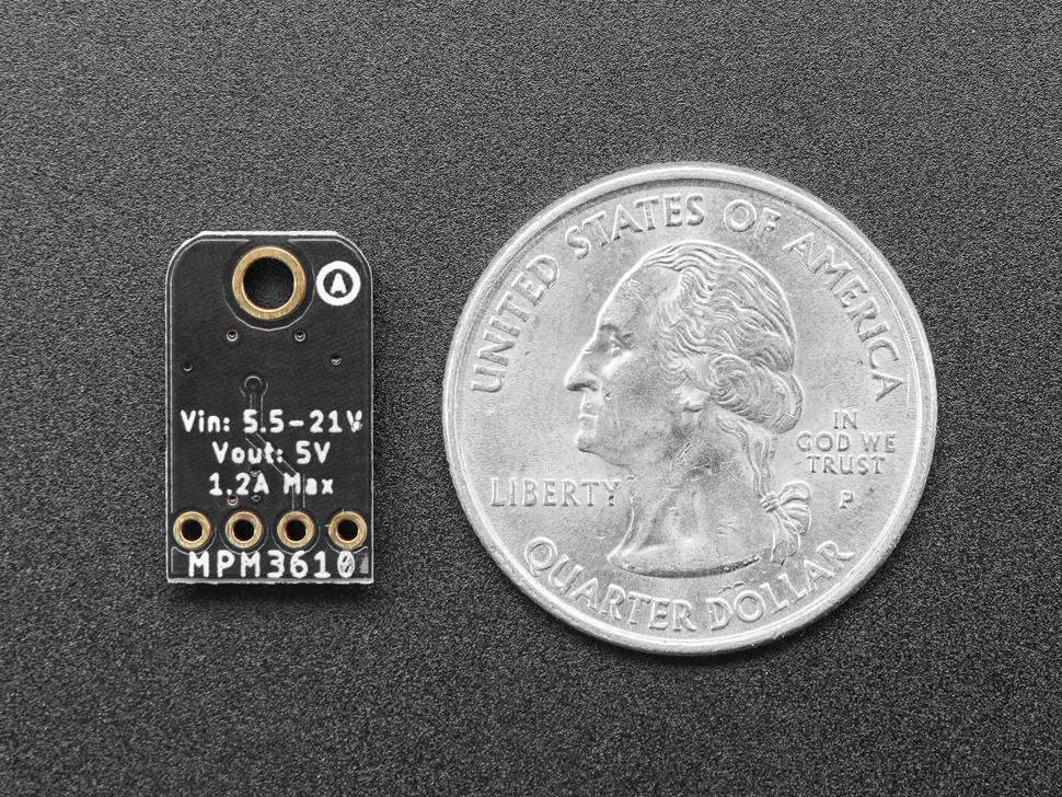 Adafruit MPM3610 5V Buck Converter Breakout - 21V In 5V Out at 1.2A 4739
