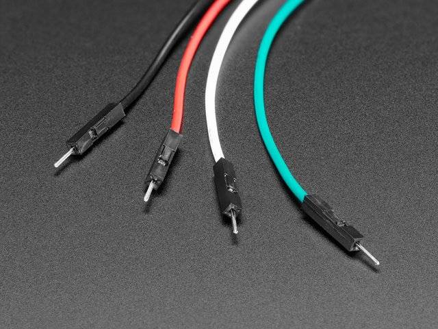 Adafruit JST PH 4-Pin to Male Header Cable - I2C STEMMA Cable - 200mm 3955