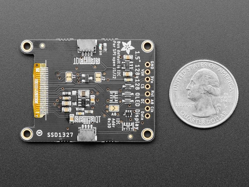 Adafruit Grayscale 1.5inch 128x128 OLED Graphic Display 4741