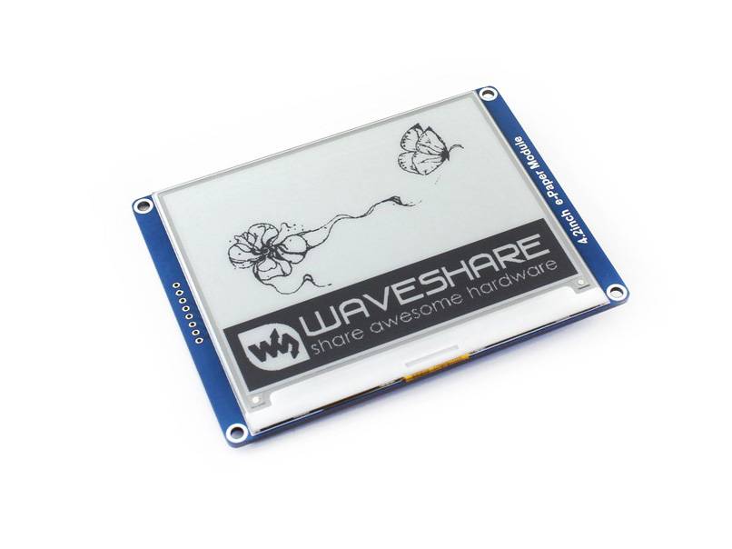 Waveshare 4.2 inch 400x300 E-Ink E-Paper Display Module SPI for Arduino