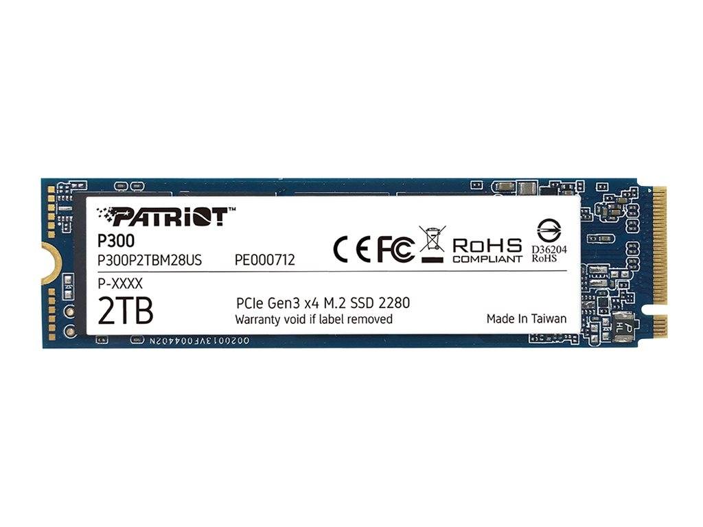 Patriot P300 - SSD - 2 TB - intern - M.2 2280 - PCIe 3.0 x4 (NVMe)